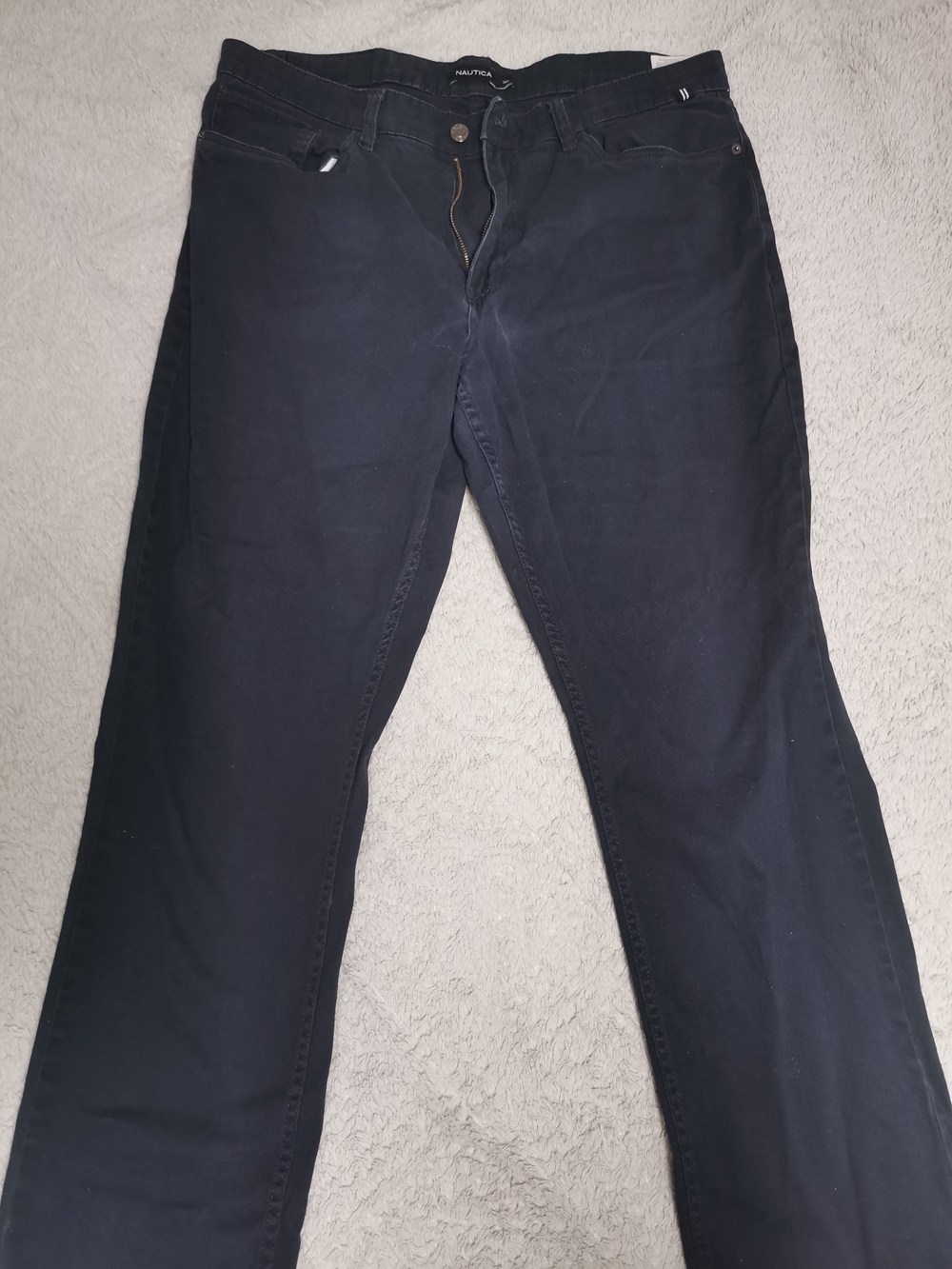 Nautica Men’s Navy Straight-Leg Pants